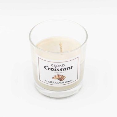 Csokis croissant gyertya