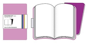 Moleskine Volant pink jegyzetfüzetek (sima, extra kicsi, puhatáblás, 2 darab/csomag)
