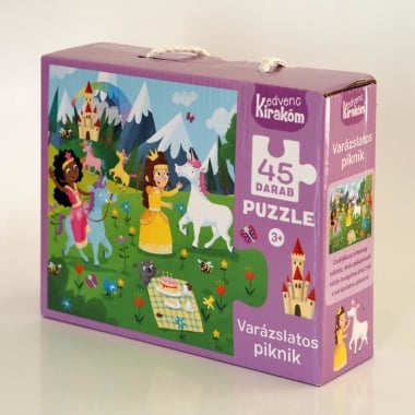 Kedvenc kirakóm: Varázslatos piknik puzzle (45 darab)