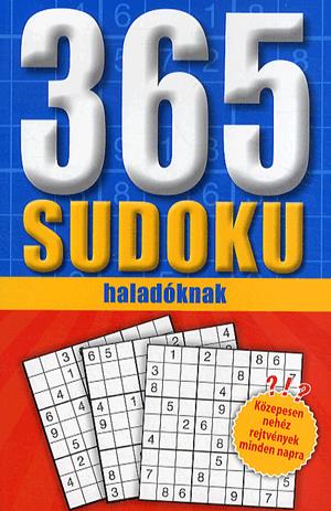 365 sudoku haladóknak (kék hátlap)