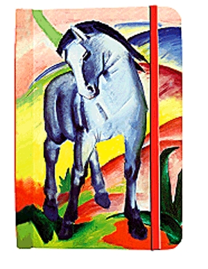 Jegyzetfüzet - Franz Marc: Kék ló
