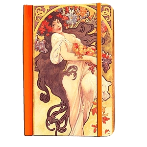 Jegyzetfüzet - Alfons Mucha: Ősz