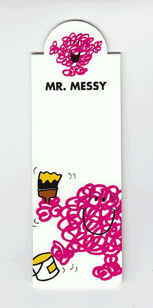 Mr. Messy - Mágneses könyvjelző