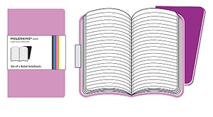 Moleskine Volant pink jegyzetfüzetek (vonalas, kis méretű, puhatáblás, 2 darab/csomag)