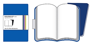 Moleskine Volant kék jegyzetfüzetek (sima, kis méretű, puhatáblás, 2 darab/csomag)