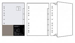 Moleskine elválasztó betétlapok gyűrűskönyvhöz (standard lyukasztású, A4-es)