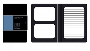 Moleskine post-it papírok  (sima / vonalas, kis méretű)