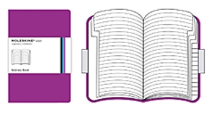 Moleskine Volant magenta címjegyzék (kis méretű)