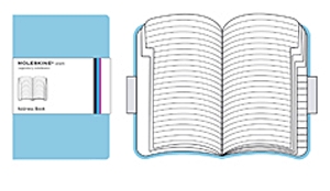 Moleskine Volant világoskék címjegyzék (kis méretű)