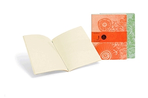 Moleskine füzetcsomag (vonalas, XL méretű, puhatáblás, virág fantázia, 2 darab/csomag)