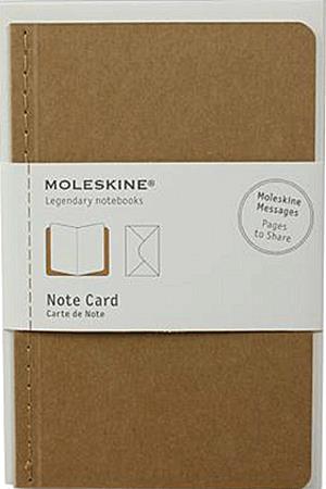 Moleskine jegyzet-kártya (nagy méretű, havana)