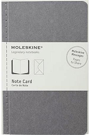 Moleskine jegyzet-kártya (nagy méretű, világosszürke)