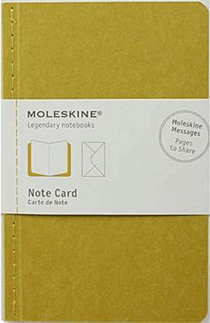 Moleskine jegyzet-kártya (nagy méretű, okker)