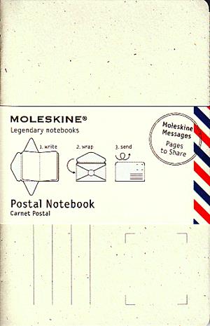 Moleskine postai levelezőlap (kis méretű, mandula fehér, 10 db/csomag)