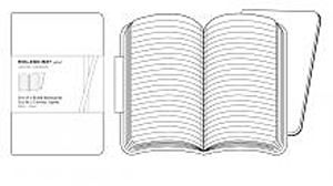 Moleskine Volant fehér jegyzetfüzetek (vonalas, extra kicsi, puhatáblás, 2 darab/csomag)