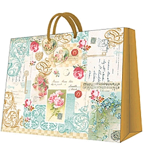 Roses of love dísztáska (maxi, horizontális)