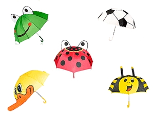 Gyermek esernyő (többféle mintával és színnel)