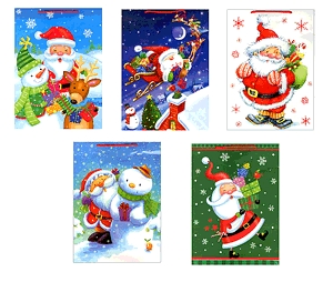 Pol-Mak karácsonyi dísztasak (nagy, többféle)