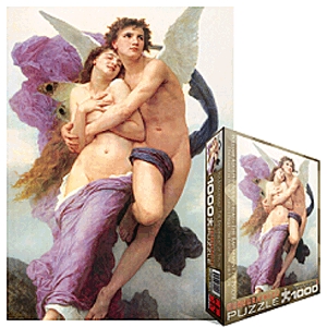 William Adolphe Bouguereau - Psyche elrablása puzzle (1000 db)