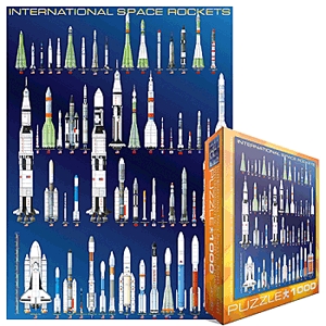 Nemzetközi űrrakéták puzzle (1000 db)