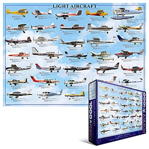 Könnyű légi járművek puzzle (1000 db)