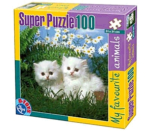 My Favourite Animals - Cicák puzzle (100 db)