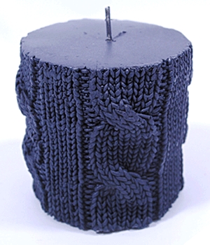 Dizájn gyertya - fekete