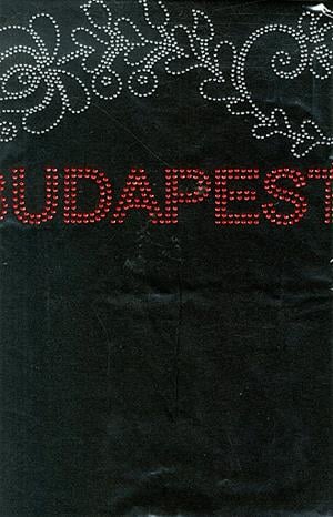 Női póló fekete - Budapest Matyó (XL)