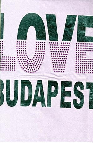 Női póló (lila) - Love Budapest (M)