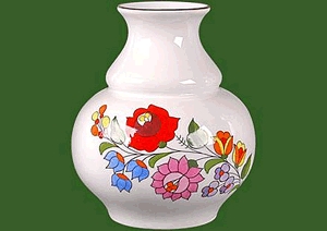 Porcelán Tulipán váza (12 cm)