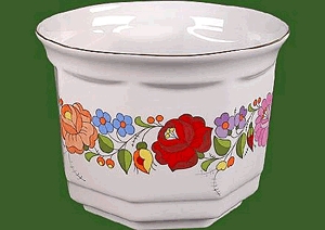 Porcelán kaspó ( 20 cm )