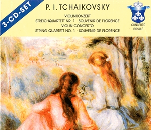 Violinkonzert - Streichquartett Nr. 1 - Souvenir de Florence - Violin concerto - String quartett No. 1 - Souvenir de Florence (3 CD)