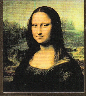 Leonardo Da Vinci: Mona Lisa - Mágneses könyvjelző