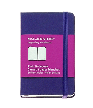 Moleskine jegyzetfüzet (sima, extra kis méretű, keménytáblás, lila)