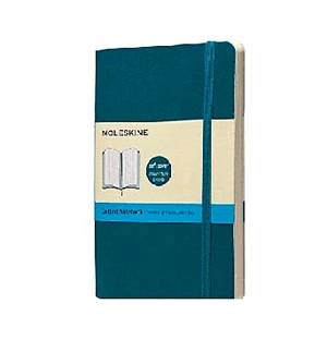 Moleskine jegyzetfüzet (pontozott, kis méretű, puhatáblás, kék)
