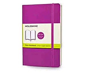 Moleskine jegyzetfüzet (sima, kis méretű, puhatáblás, sötét pink)
