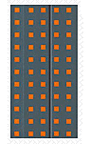 Quadro - Grey on Orange notesz (B6.5, vonalas)
