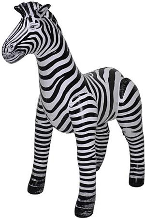 Óriás felfújható zebra 223 cm