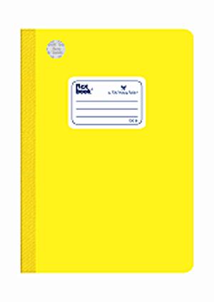 Flexbook vonalas füzet - sárga (17x24 cm)