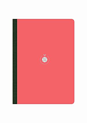 Flexbook A/4 vonalas füzet - rózsaszín-zöld (21x29 cm)
