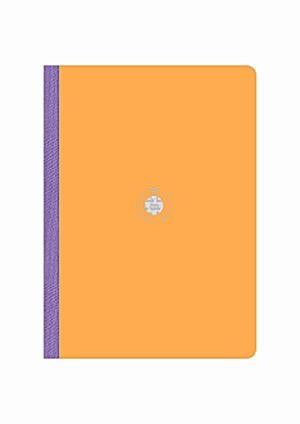 Flexbook A/4 vonalas füzet - narancssárga-lila (21x29 cm)