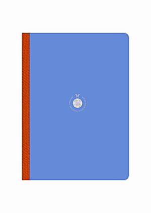 Flexbook A/4 vonalas füzet - kék-narancssárga (21x29 cm)