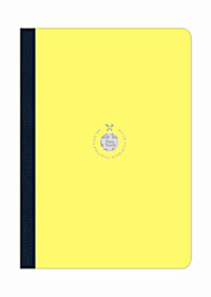 Flexbook vonalas füzet - sárga-sötétkék (17x24 cm)