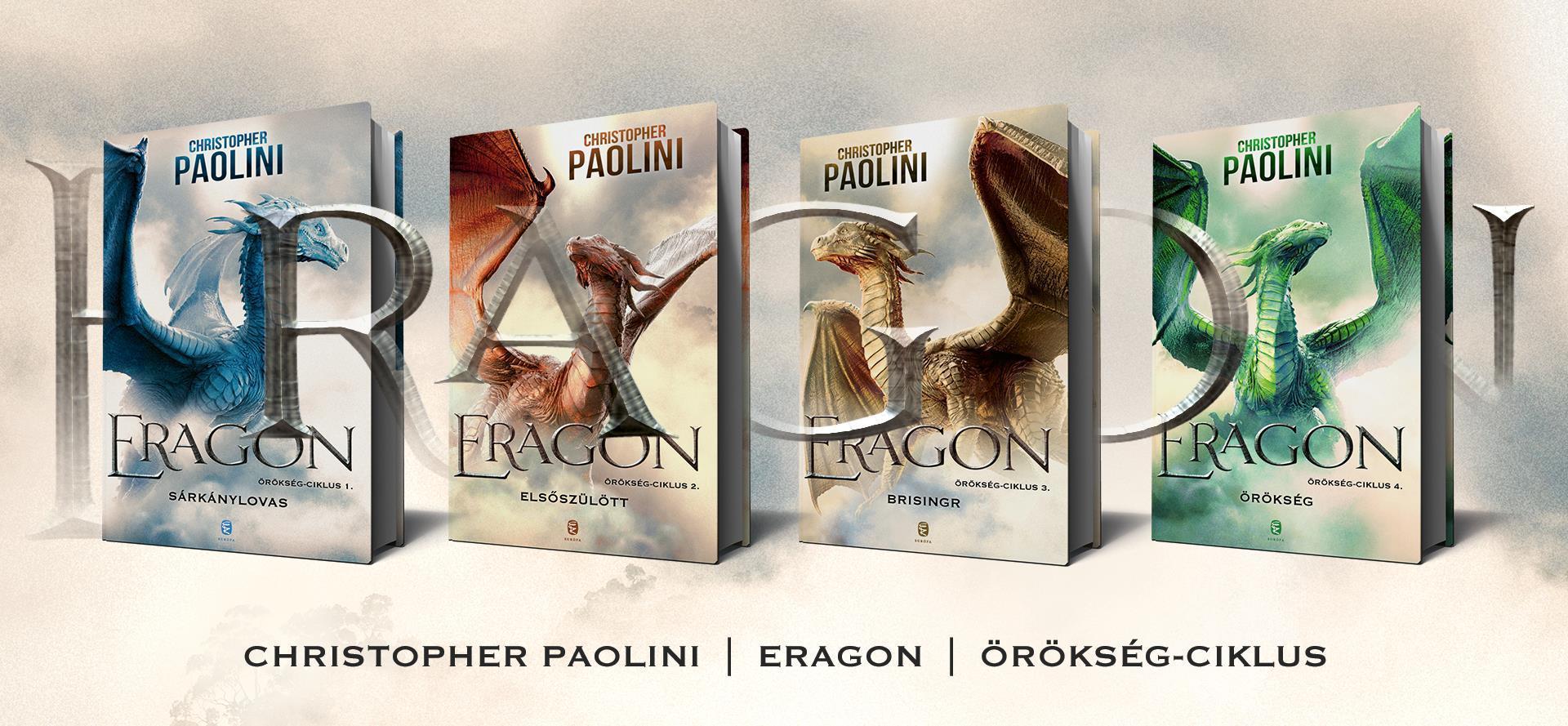 Csodálatos új borítókkal érkezik Christopher Paolini világhírű Eragon-sorozata