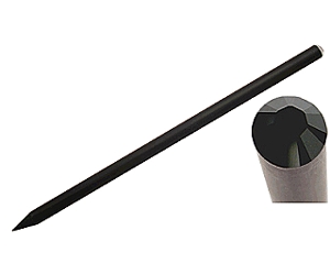 Fekete Swarovski kristállyal díszített ceruza (280 Jet)