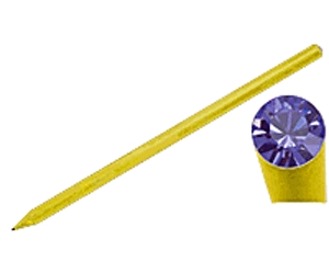 Arany Swarovski kristállyal díszített ceruza (539 Tanzanite)