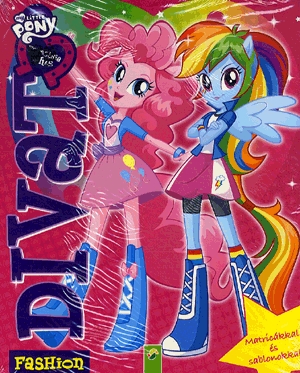 Divat - My Little Pony Fashion rózsaszín (matricákkal és sablonokkal)
