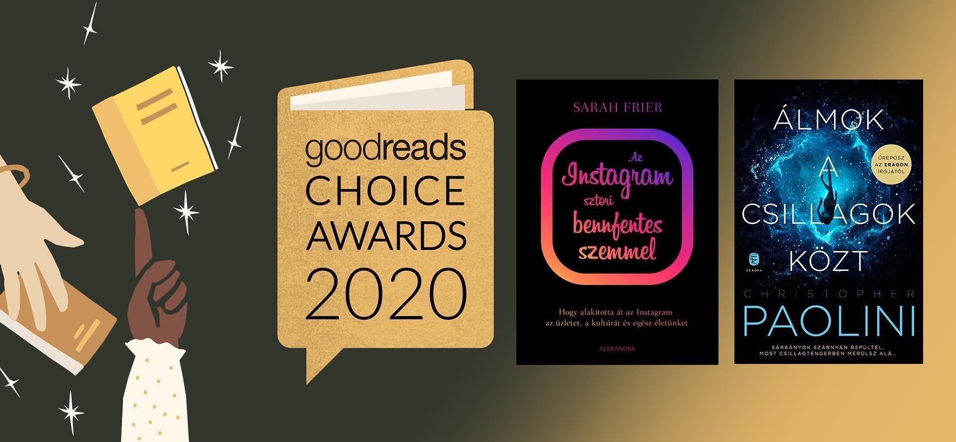 Íme a Goodreads Choice Awards 2020-as döntősei!