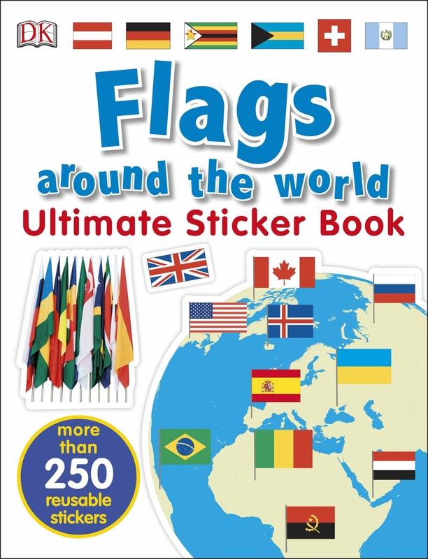 Könyv: Flags Around the World Ultimate Sticker Book