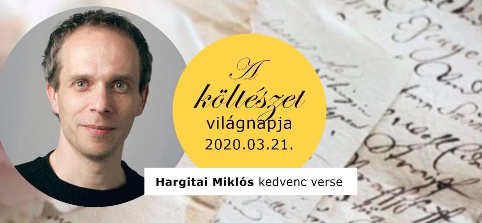 Hargitai Miklós is megosztotta velünk a kedvenc verseit